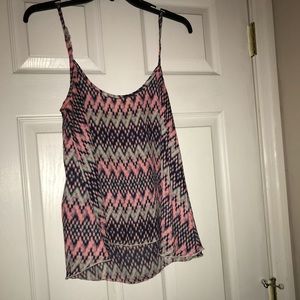 Pink summer tank top